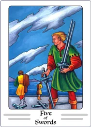 five of swords tarot card