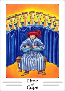 nine of cups tarot card