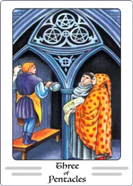 three of pentacles tarot card