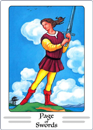 Page of Swords Tarot Card