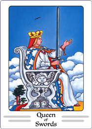 Queen of Swords Tarot Card